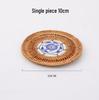 Vietnamese Rattan Tea Coaster Set: Autumn-Inspired Insulating Mats for Tea Ceremony and Kung Fu Tea Set Accessories