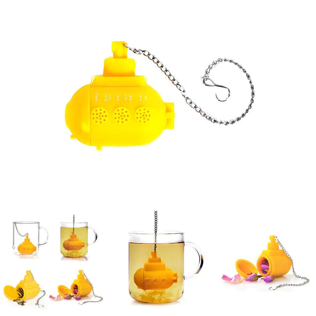 Silicone Submarine Tea Infuser With Leakproof Design For Home Brewing And Tea Lovers