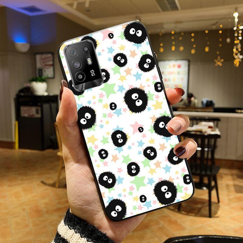 

Чехол для телефона Soot Sprite Spirited Away My Neighboor Totoro для OPPO A74 A94 A3S A5S A9 A12 A15S A52 A53S A72 A73 A91 5G OPPO A94 5G