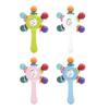 Infant Grasping Toy Manhattan Ball Rattle Teether With Soft Safe Design And Bright Color For Babies Easy Hand Grip