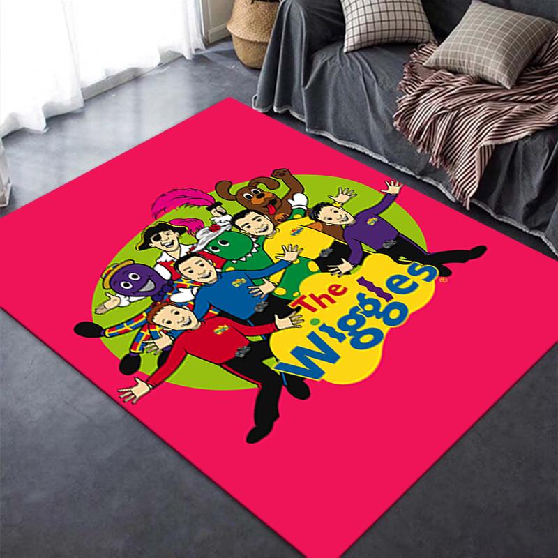 2025 Nuovo Tappeto The Wiggles per Soggiorno Camera da Letto Casa Decorazione Divano, Tappetino Antiscivolo per Giochi Bambini217