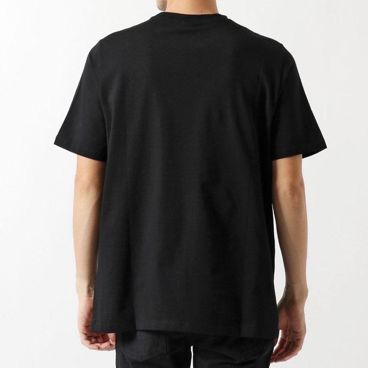Emporio Armani Large Logo Graphic Print Short Sleeve T-Shirt Men Tops Black 3H1T90-1J0AZ-0999