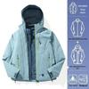 Outdoor Assault Jacket: Warm Waterproof/Windproof 3-in-1 Unisex Mountaineering Coat for Autumn/Winter