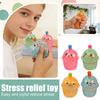 Vier weiche, langsam zurückfedernde Spielzeuge, Stressbälle für Erwachsene, ultraweiche Finger-Spielzeuge, Stressabbau, Schreibtischzubehör.
