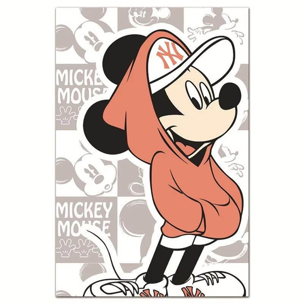 Disney Minimalist Style Donald Duck Daisy Mickey 5D Diamond Painting Full of Diamonds DIY Handmade Diamond Painting Cartoon Decoration Painting Kit