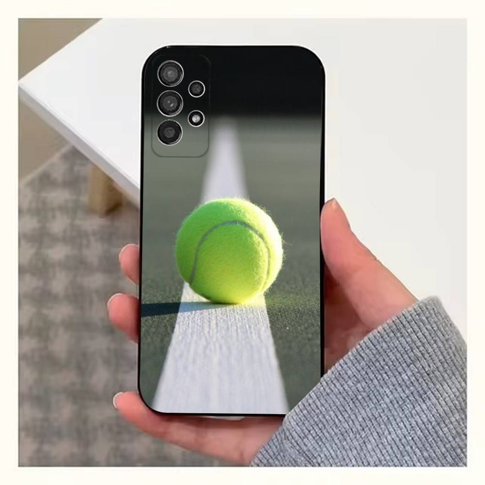 Tennis Sport Phone For Samsung S22,S25,S24,S23,Ultra,FE,Plus,S21,S20,S10,S9,Lite,Soft Silicone Black