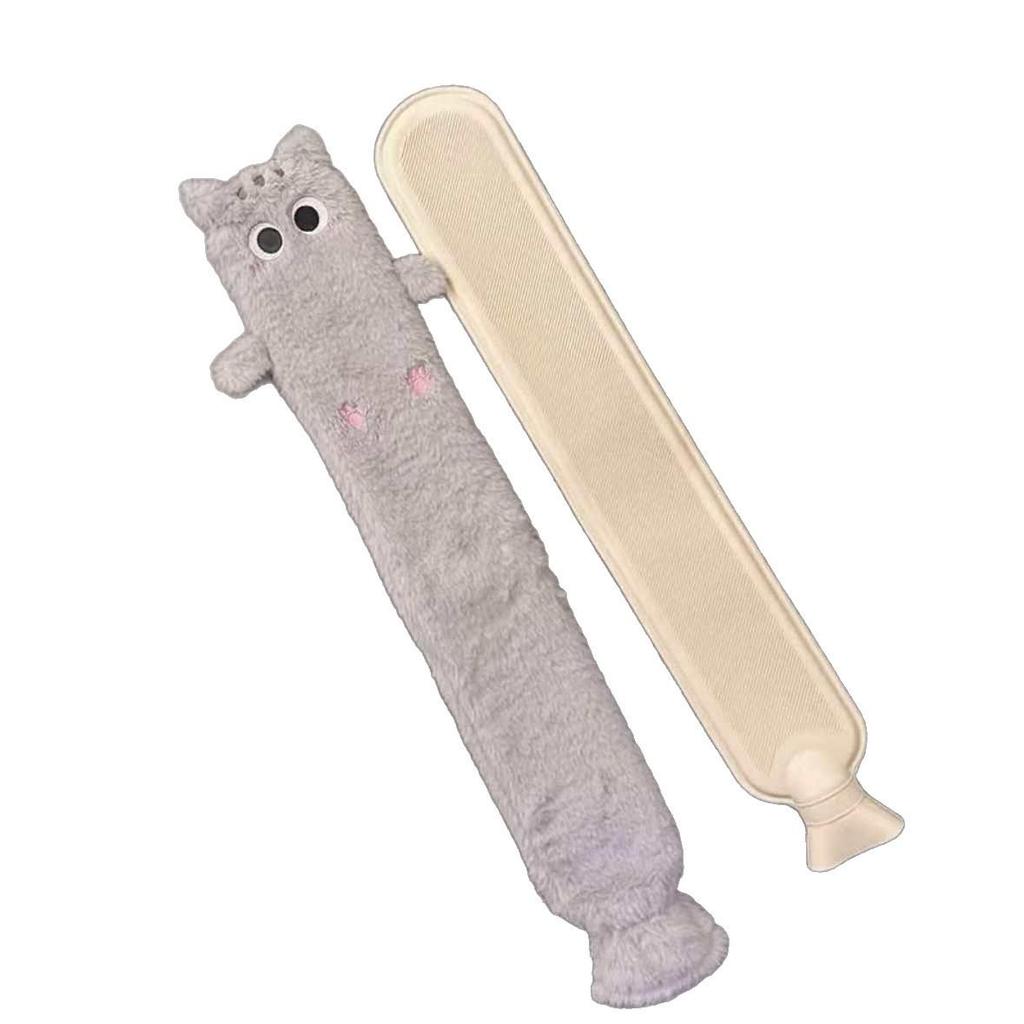Extended Cartoon Hot Water Bottle - Explosion-Proof and Insulated for Bed and Feet