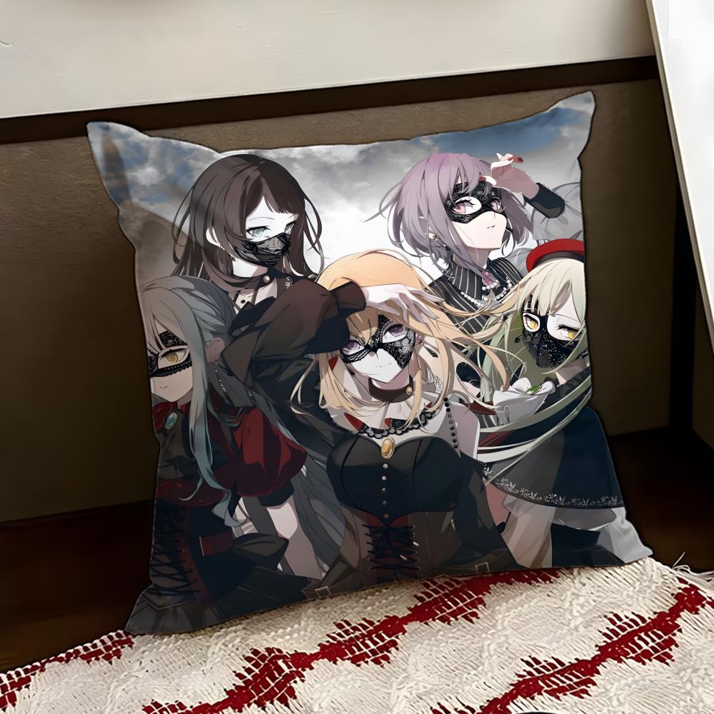 Anime AAve MMujica Cushion Cover Reversible Soft Durable Pillow Cover Home  Car MultiScene Use for Daily Comfort