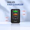 2A+2C Multi-Port Charger: European/American/UK Specs, QC3.0 & PD36W Fast Charging for Mobile Phones