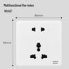 86 Type One-Gang Multi-Function Socket with Switch, High-Power Ten-Hole Panel