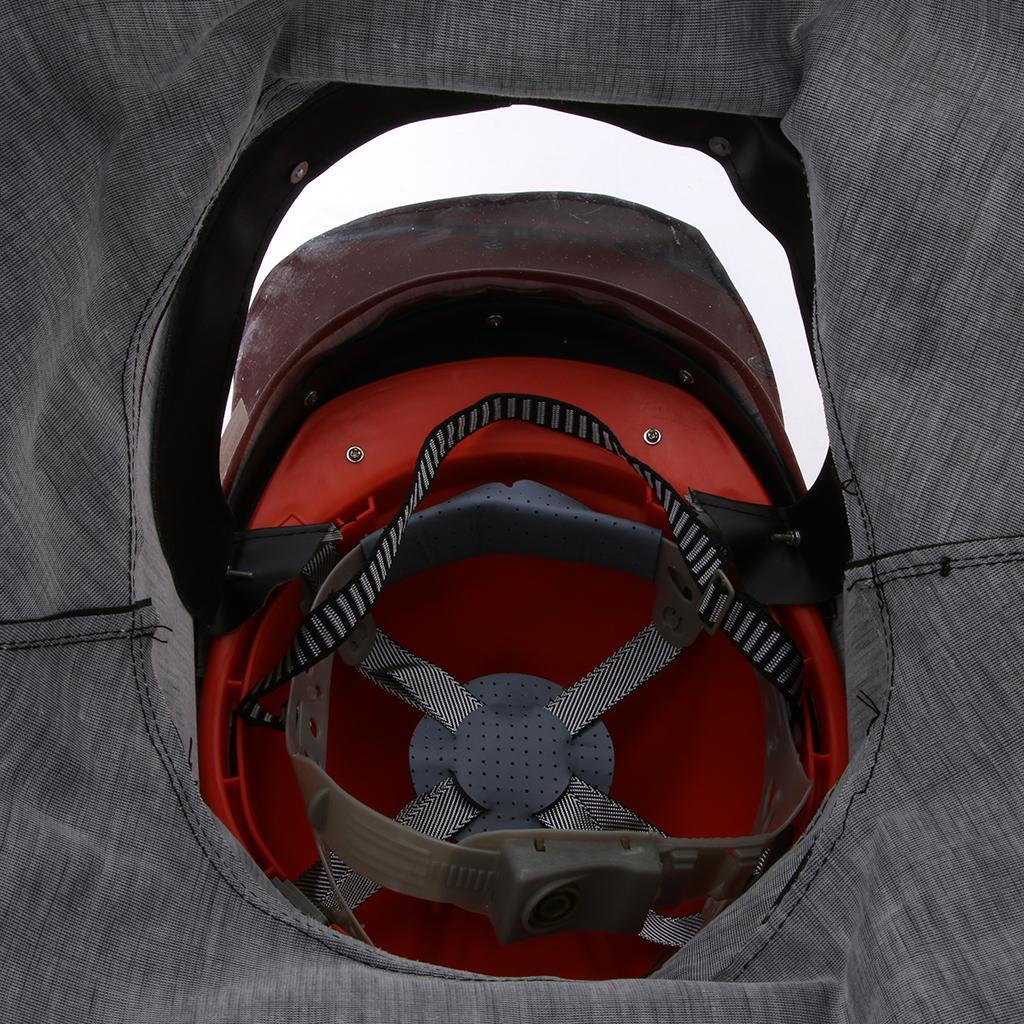 Sand Blasting Protective Hood Big Vision Safety Helmet Anti Impact Wear Resistant Lens Protective Shawl for Chemical Engineering