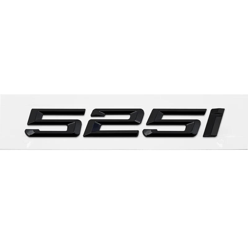 ABS Car Rear Trunk Letters Logo Badge Emblem Sticker For BMW 5 Series 520i 525i 528i 530i 535i 540i 523i E39 E60 E61 F10 F11 G30