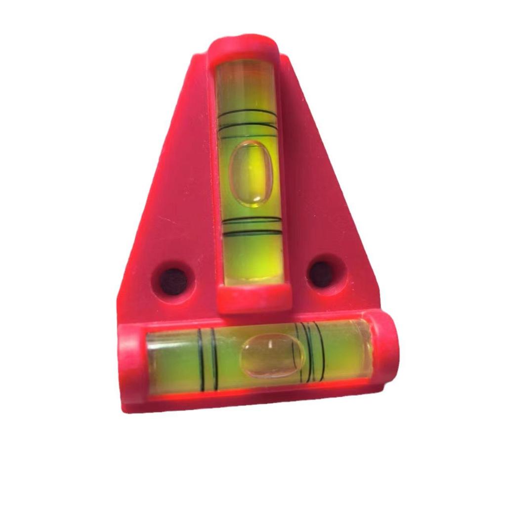 Red Mini T-shaped Bubble Spirit Level - Balancing Tool