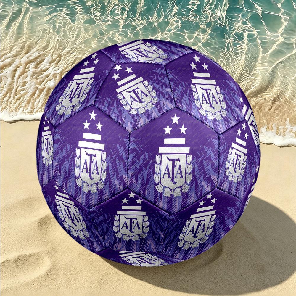 1 Bola de Futebol Tamanho 5 Bandeira da Argentina, Adequada para Jogos de Treino/Treinamento de Torneio, Leve e Durável logo70713