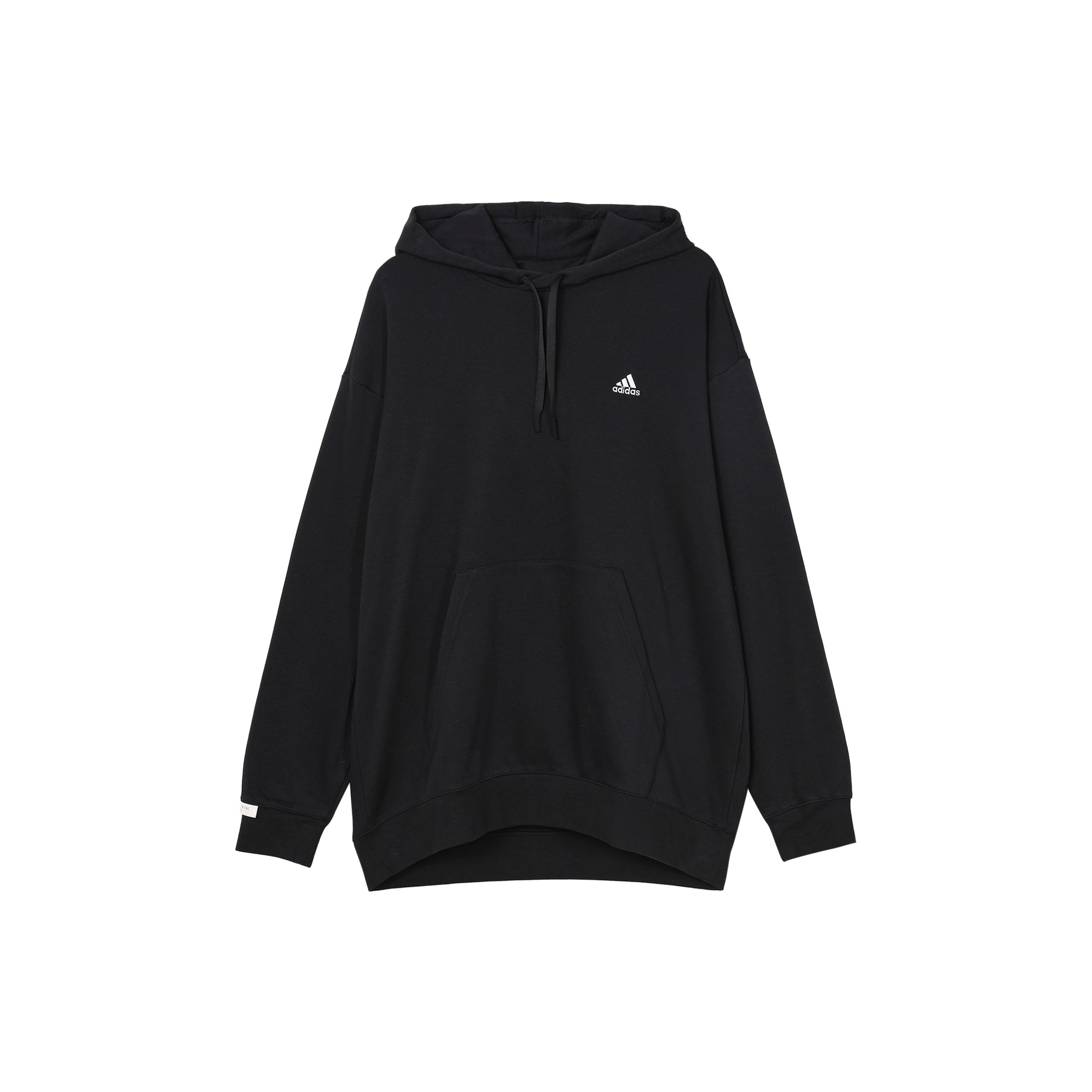 Adidas SWEAT Худи с логотипом Худи Свитшот Унисекс Черный IV7600 XXS