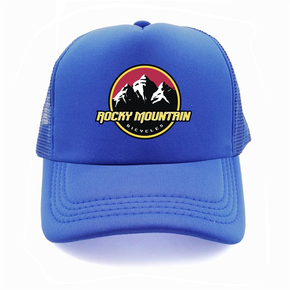 Rocky Mountain Bike Trucker Cap Unisex Funny Rocky Mountain Hat Baseball Cap Cool Summer Unisex Mesh Net Caps