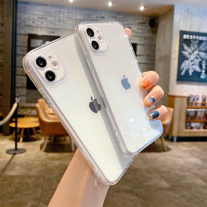 Applicable To Apple 13 Mobile Phone Case XS Transparent 11 Iphone16 Protective Case 15promax Soft Case 14