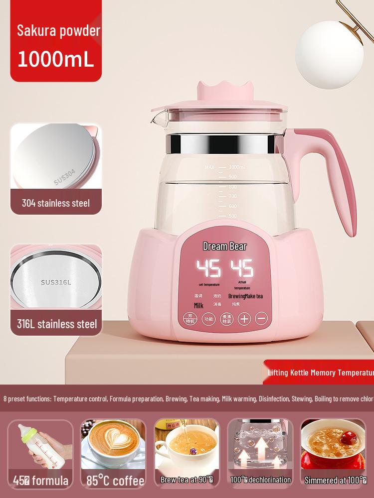 Electric Kettle with Constant Temperature and Automatic Insulation for Tea Brewing and Cooking