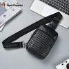 Hush Puppies Men's Genuine Leather Sling Bag