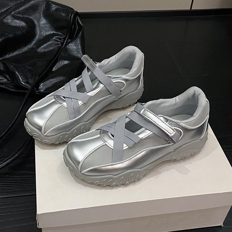 Mary Jane inner height increase ballet women's new small summer platform casual sneakers sandals