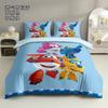 NEW Cute cartoon super wings Bedding Sets exquisite supplies set duvet cover bed comforter set bedding set luxury birthday gift