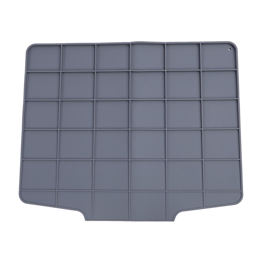 Dish Drying Mat Silicone Anti Slip Heat Resistant Foldable Easy To Clean Dish Drain Pad for Kitchen