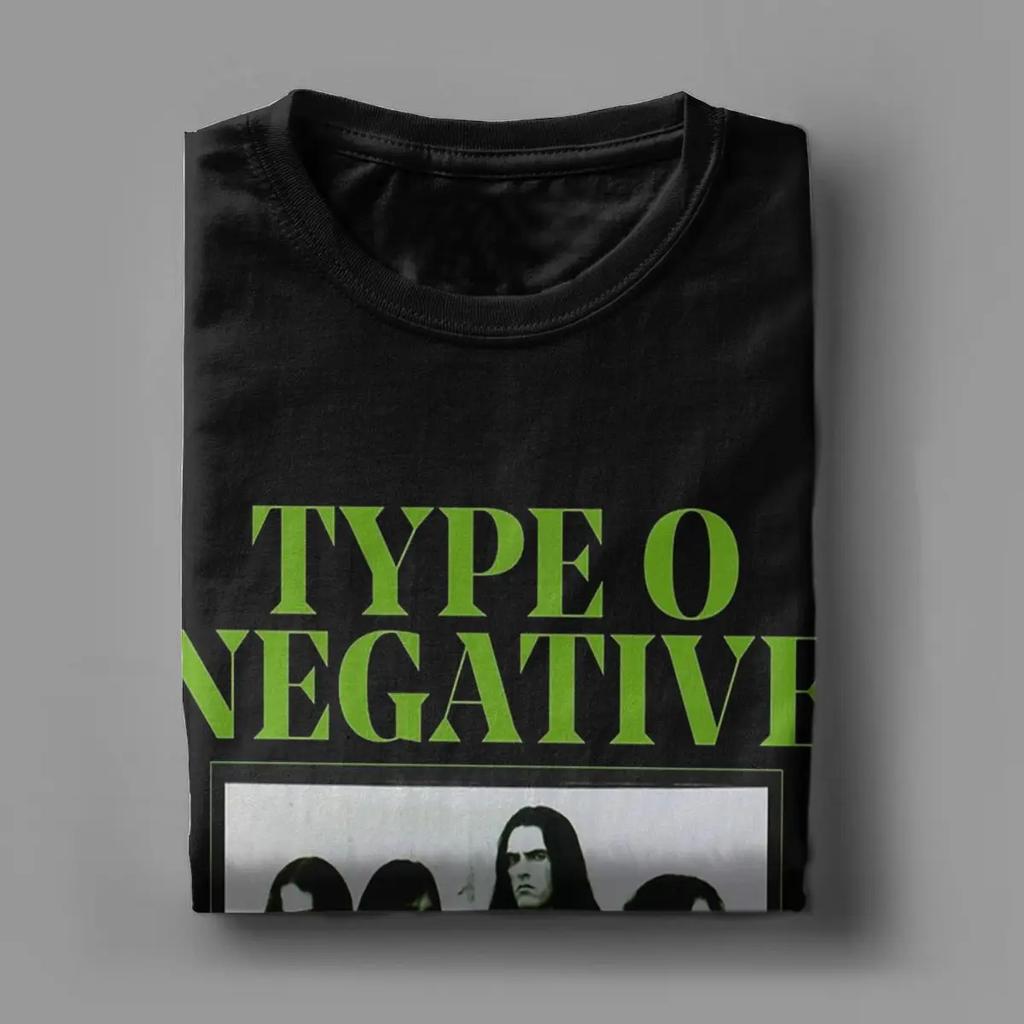 Pánské tričko Typ O Negative Vtipná bavlněná trička Krátký rukáv Tričko s kulatým výstřihem Topy Léto