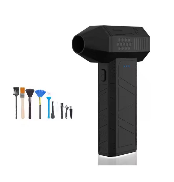 

X3Mini Rechargeable Air Blower With 4 Nozzle 110000RPM Turbo Fan Blower Brushless Turbo Jet Fan Air Compressor For Dust Cleaning