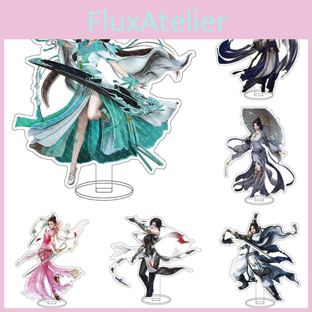 Charming Online Game Swordsman Love Character Acrylic Display For Collectors