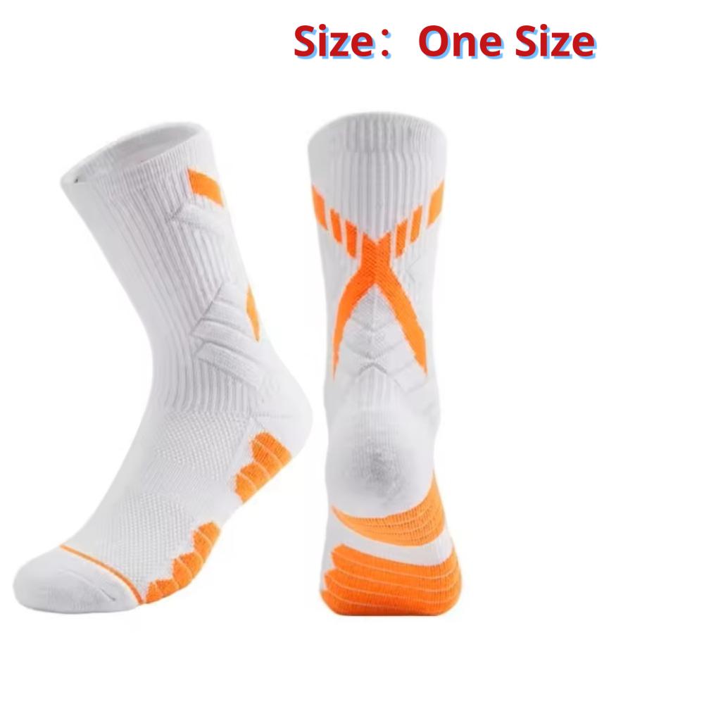 Middle Tube Sport Socks Non Slip Running Stocking High Quality Basketball Socks Men