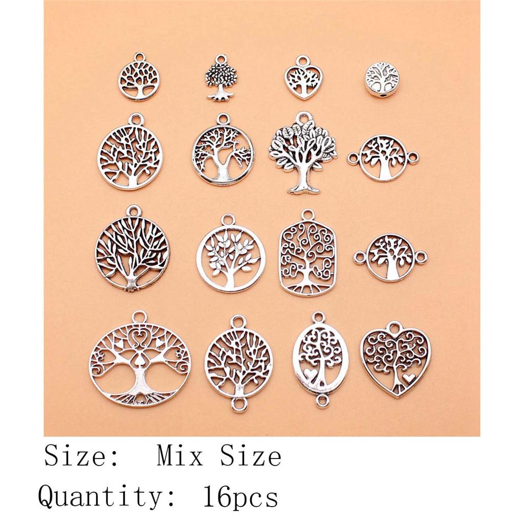 Wedding Anniversary Charms For Junk Cases Plant Mixed Set Charms Pendant Cheap Cute Stuff Bag Pendant