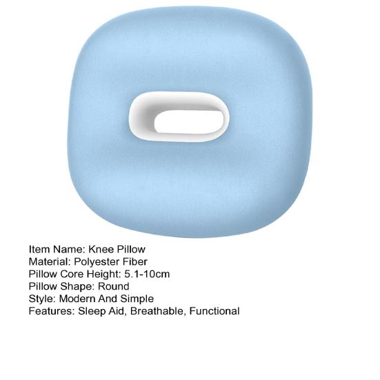 Knee Pillow for Side Sleepers Memory Foam Leg Pillow with Strap Spine Alignment Pregnancy Leg Pillow for Hip Back Sciatica Pain Relief