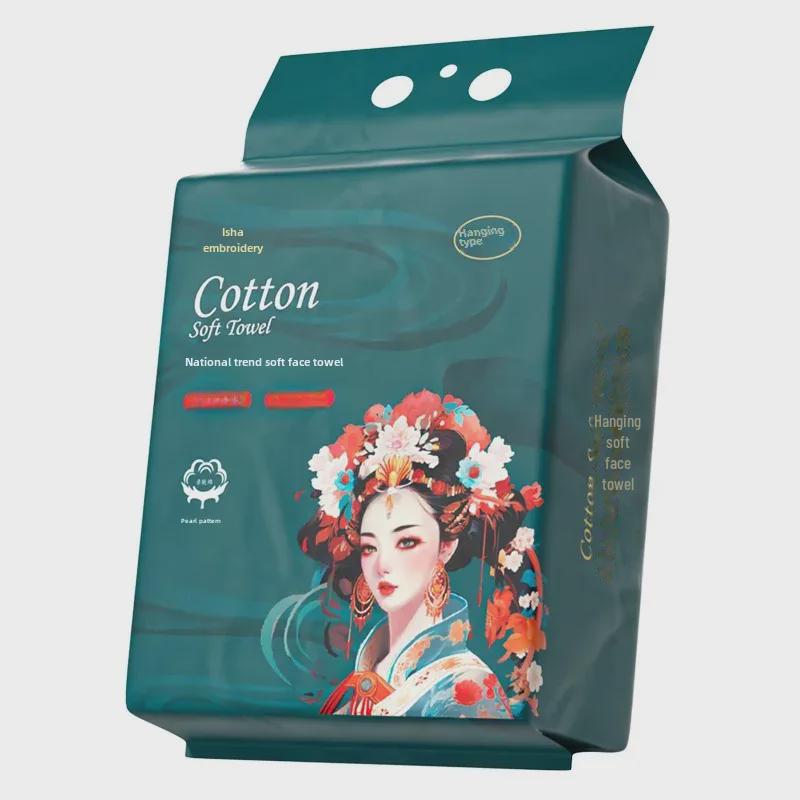 Thickened Disposable Face Wash Towel - Chinese Style, Ideal for Beauty Salons or Dorms