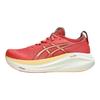 Asics Gel-Nimbus 27 Comfortable Fashion Trendy Minimalist Cushioning Low-Top Running Shoes Women Running Shoes Red 1012B753-701