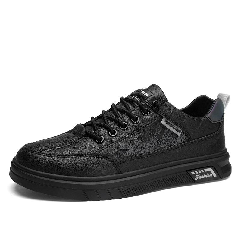 

Four Seasons New Low-top Casual Board Shoes Korean Version Retro Fashion Sports Men s Shoes Sleeve Flat Bottom One Pedal Lazy Shoes 44 чёрный