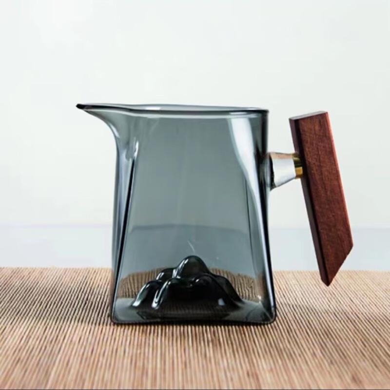 Креативная стеклянная чашка для чая Shangqi с видом на горы