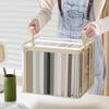 Kleider Aufbewahrungstasche Transparent Große Kapazität Buch Organizer mit Reißverschluss Und Griff Design