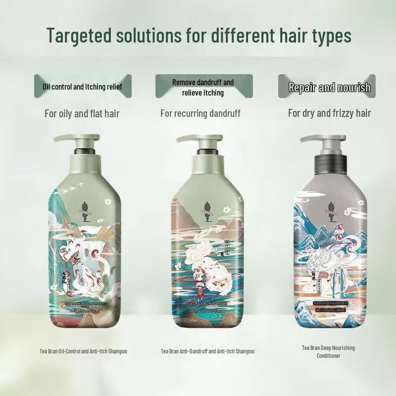 Adolph Mythical Beasts Tea Bran Care Shampoo & Conditioner Set