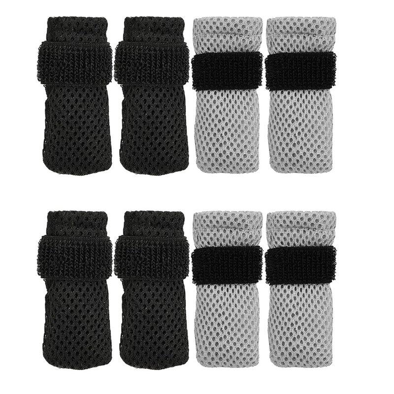 

Socks For Cats To Prevent Scratching 8 Pcs Cat Claw Covers, Shoes Booties Mittens Adjustable Breathable Mesh For Pets