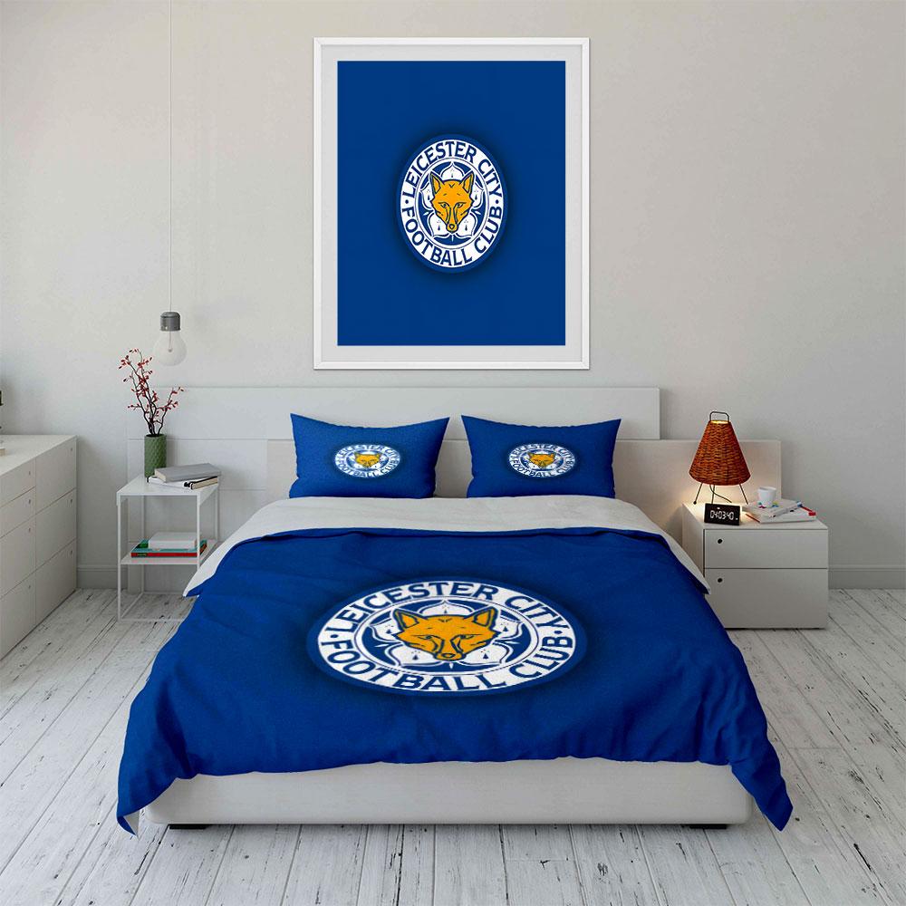 Fox emblem, Leicester City. Bedding sets Duvet cover sets Duvet covers Pillowcases(1*Duvet Cover 2*Pillowcases without duvet insert)