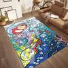 Space Adventure Journey Square Rugs Are a Great Choice for Living Rooms, Bedrooms, Home Décor, and As Gifts.