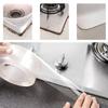 Transparent Waterproof Anti-Mold Tape for Kitchen and Bathroom - Self-Adhesive Moisture-Proof Sealant for Toilets, Walls, and Corners.