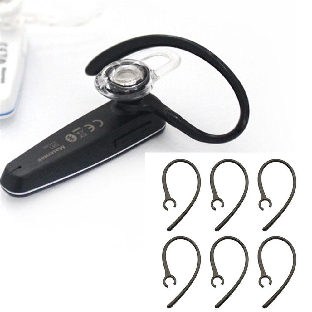6pcs Ear Hooks Bluetooth Earphone Holder Replacement Accessories Bluetooth Headset Ear Hook Loop Fits Most 6mm Ear Clip Holder