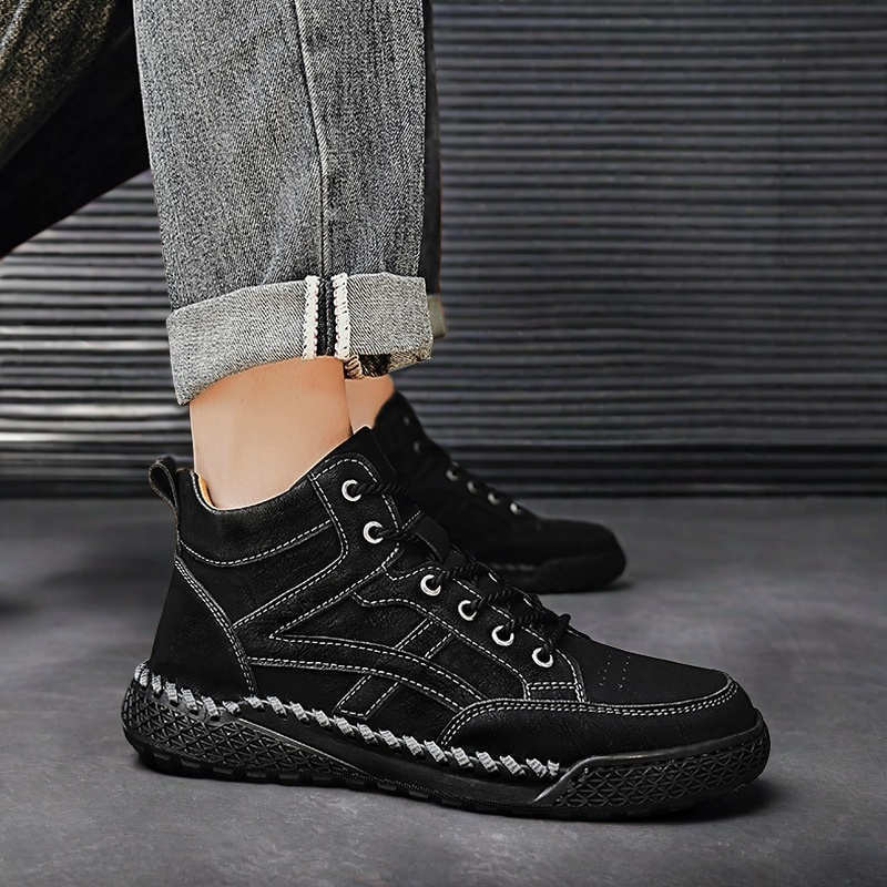 Normal Leather Lace-up Running Shoes Skateboarding Tenis Basketball Sneakers For Men 43 Sports Hospitality Special Use