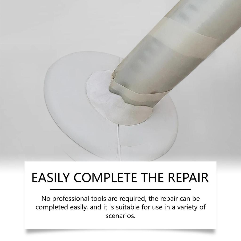 8 Pcs White Sealing Clay Waterproof Duct Seal Repair Seal Putty, Quick-Drying Putty for Pipe Connection, Wall Hole, Air Conditioning Holes