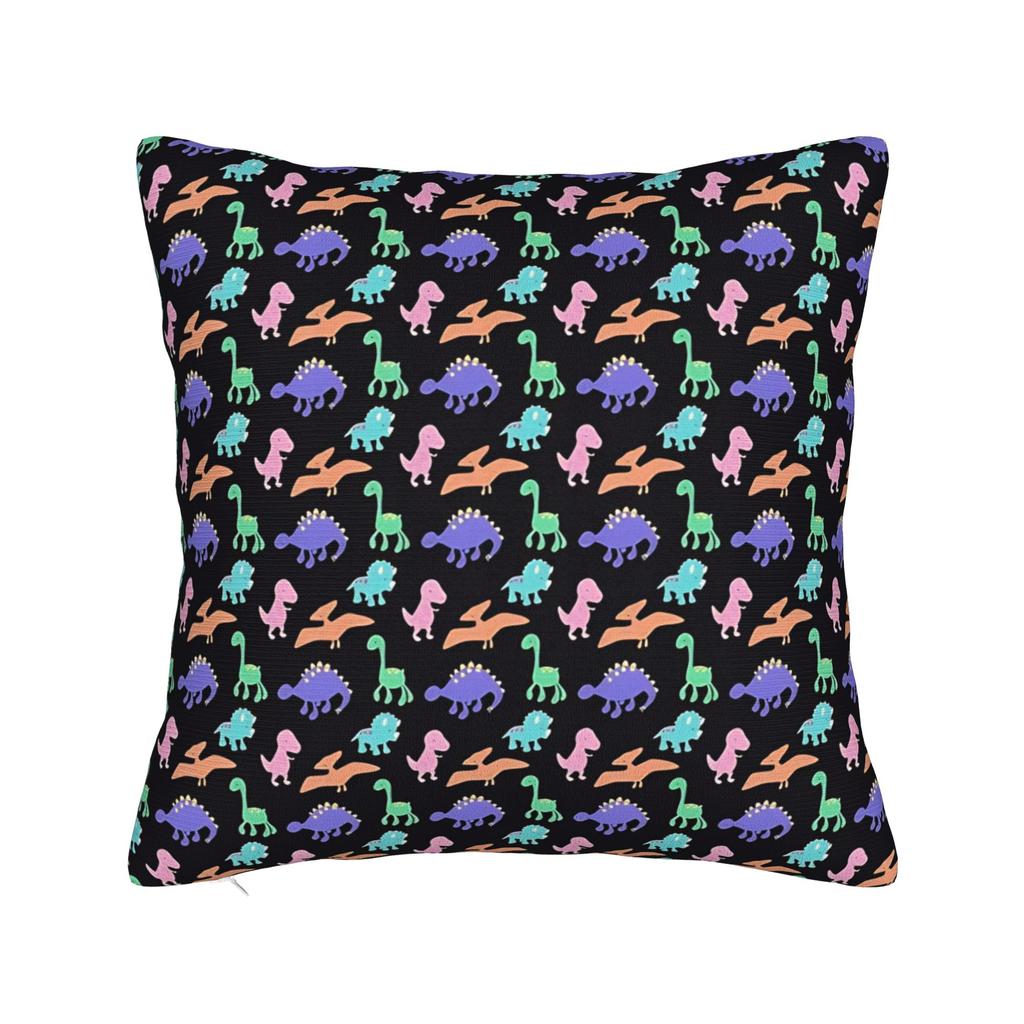 Pillow Cover Fun Dinosaur Pattern Novelty Pillow Case For Sofa Couch Bed Living Room Pillowcases