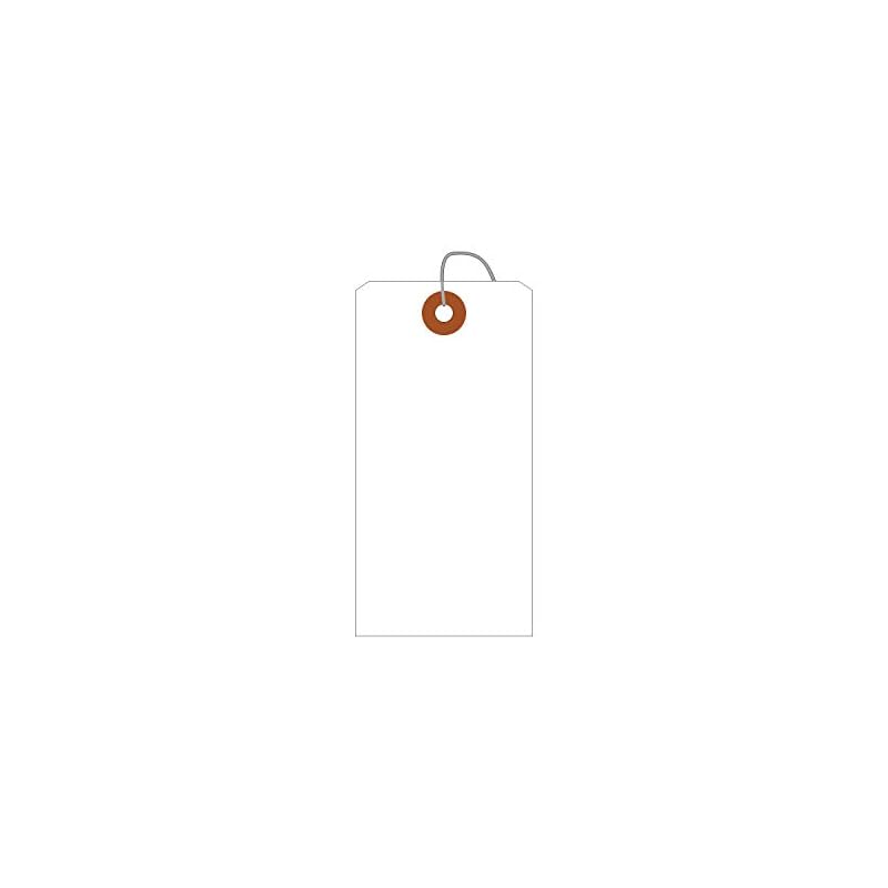 Taka Brand Inventory Tags, 25-3120, Plain White, Medium Size, 200 Pieces