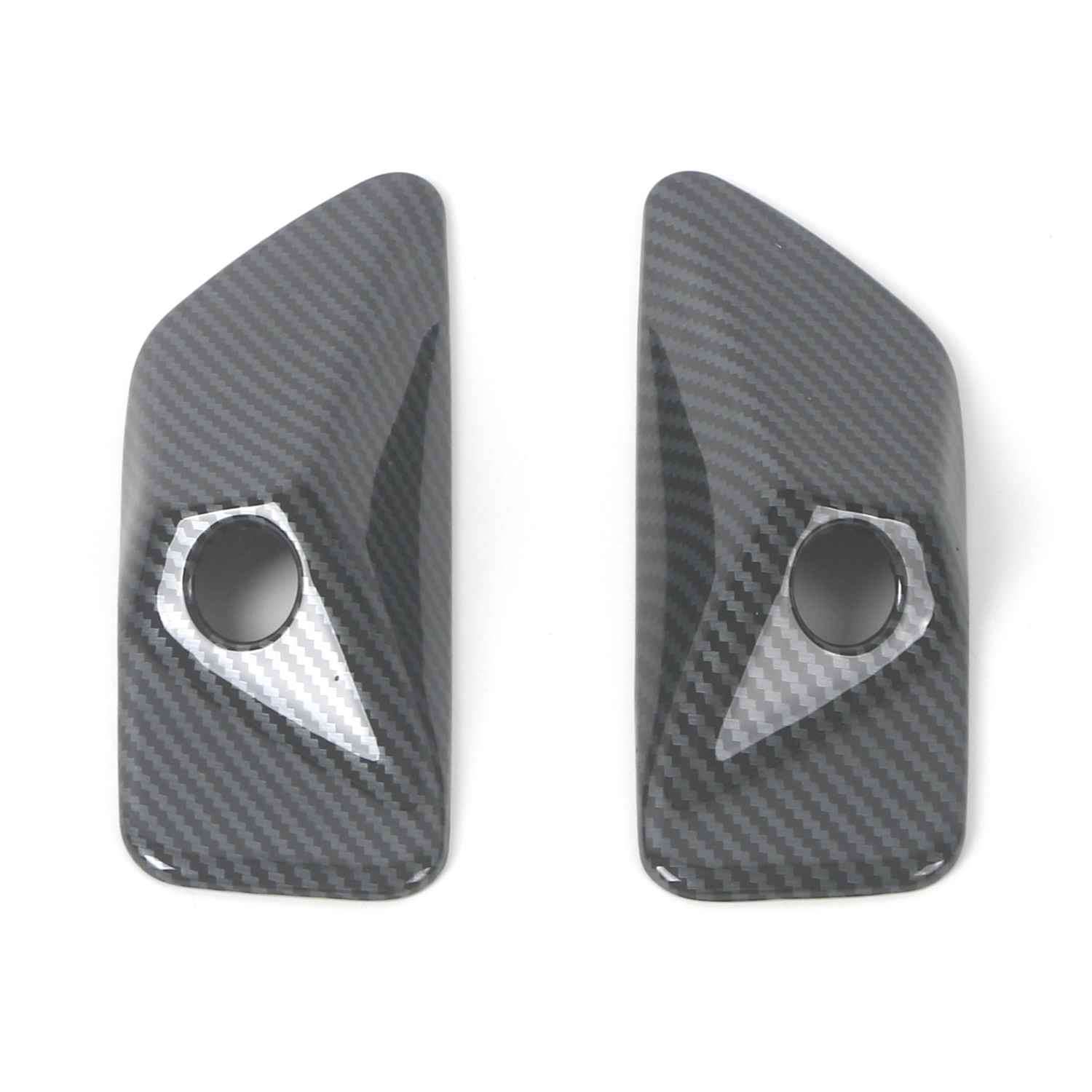 

Applicable22Идеальный стильL9Листовая пластина Рамка из углеродного волокна с узором Корпус Поворотный светильник с блестками Защитная крышка Изменение декоративной Fender-【Carbon Fiber*2