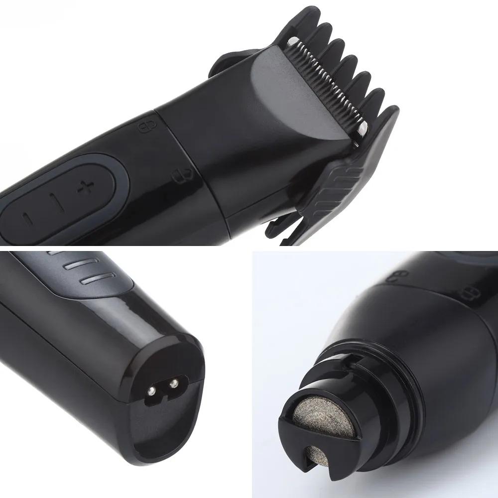 4 In 1 Pet Hair Clipper Grooming Machine Clippers For Trimming Hair Around Paws Ears Professional Haircut Nail Grinder For Dogs Cats