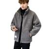 2026 Men's Lambswool Cotton Jacket - Thick Velvet Outerwear for Autumn/Winter